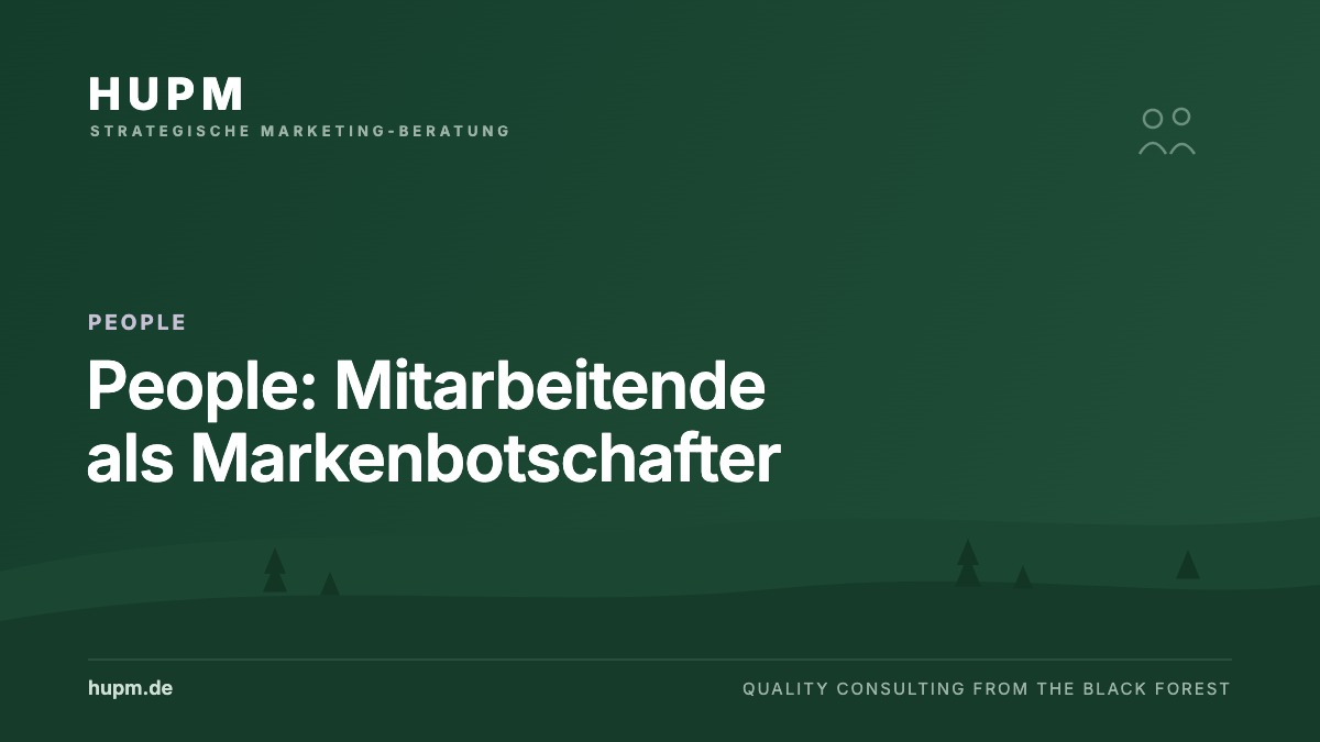 People: Mitarbeitende als Markenbotschafter