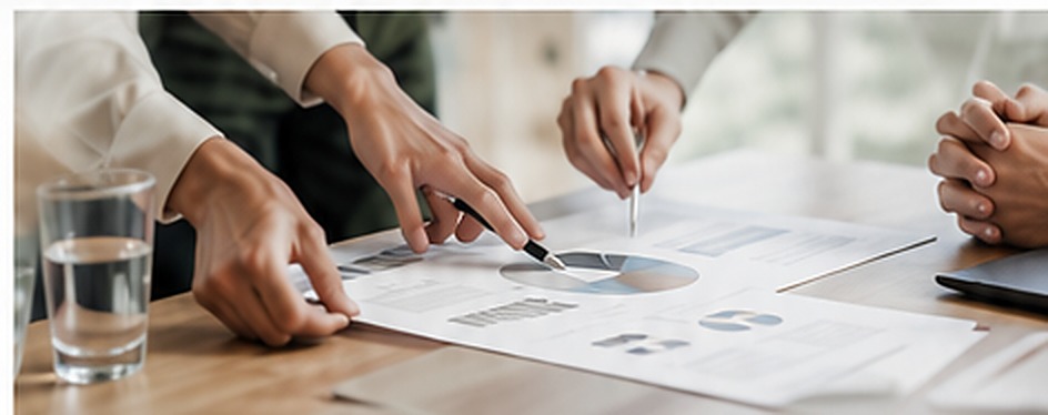 Analyse von Marketingzahlen und Diagrammen